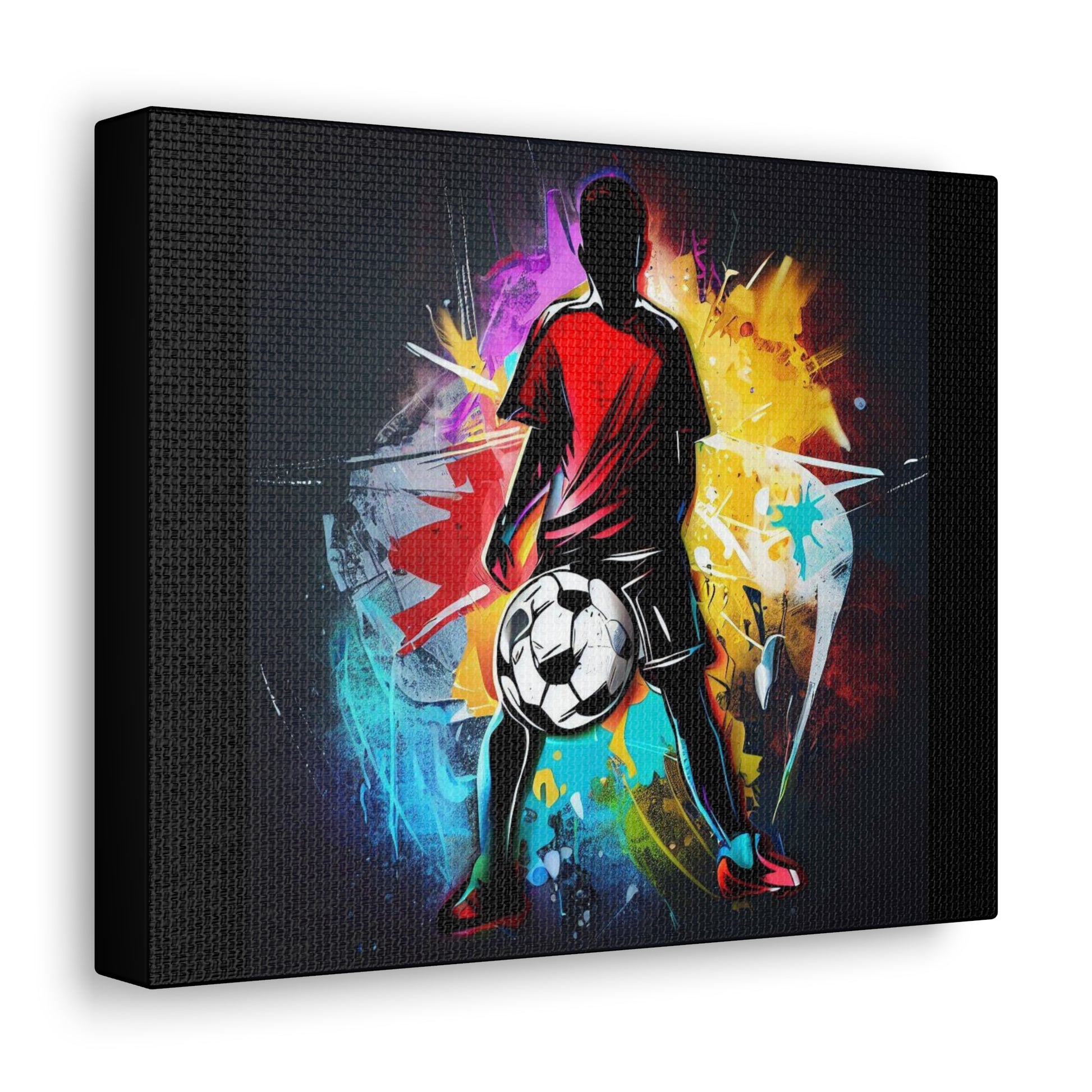 Soccer Player, Graffiti-inspired home decor, Modern street art prints, Graffiti wall art, Street art canvas art, Graffiti artist prints