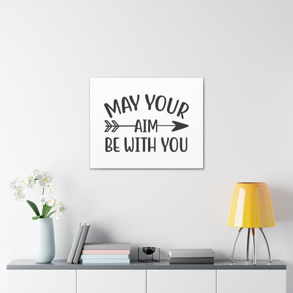 May Your Aim Be With You, Rustic Bathroom Decor, Farmhouse Bathroom Signs, Modern Bathroom Wall Decor, Funny Bathroom Signs, Bathroom Wall Art Ideas - SaviTraviDesigns