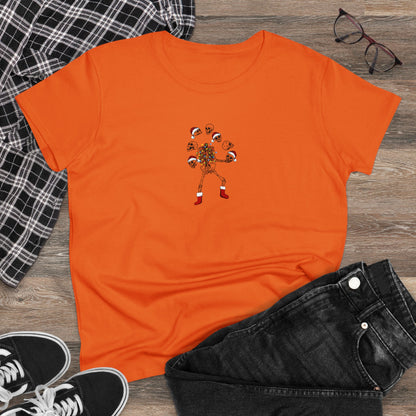 Juggling Santa, Skeleton Santa, Skeleton Christmas, Christmas Graphic Shirts, Festive Holiday T-Shirts, Ugly Christmas Sweater Tees, Funny Christmas Shirt Designs, Cute Xmas Graphic Tees