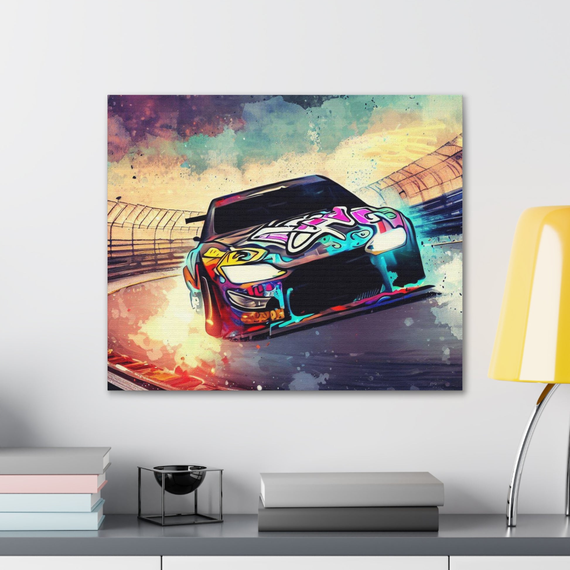 Street Racing, Nascar, Graffiti art prints, Street art canvas, Urban art decor, Graffiti-style wall art, Graffiti canvas prints, Street art posters - SaviTraviDesigns