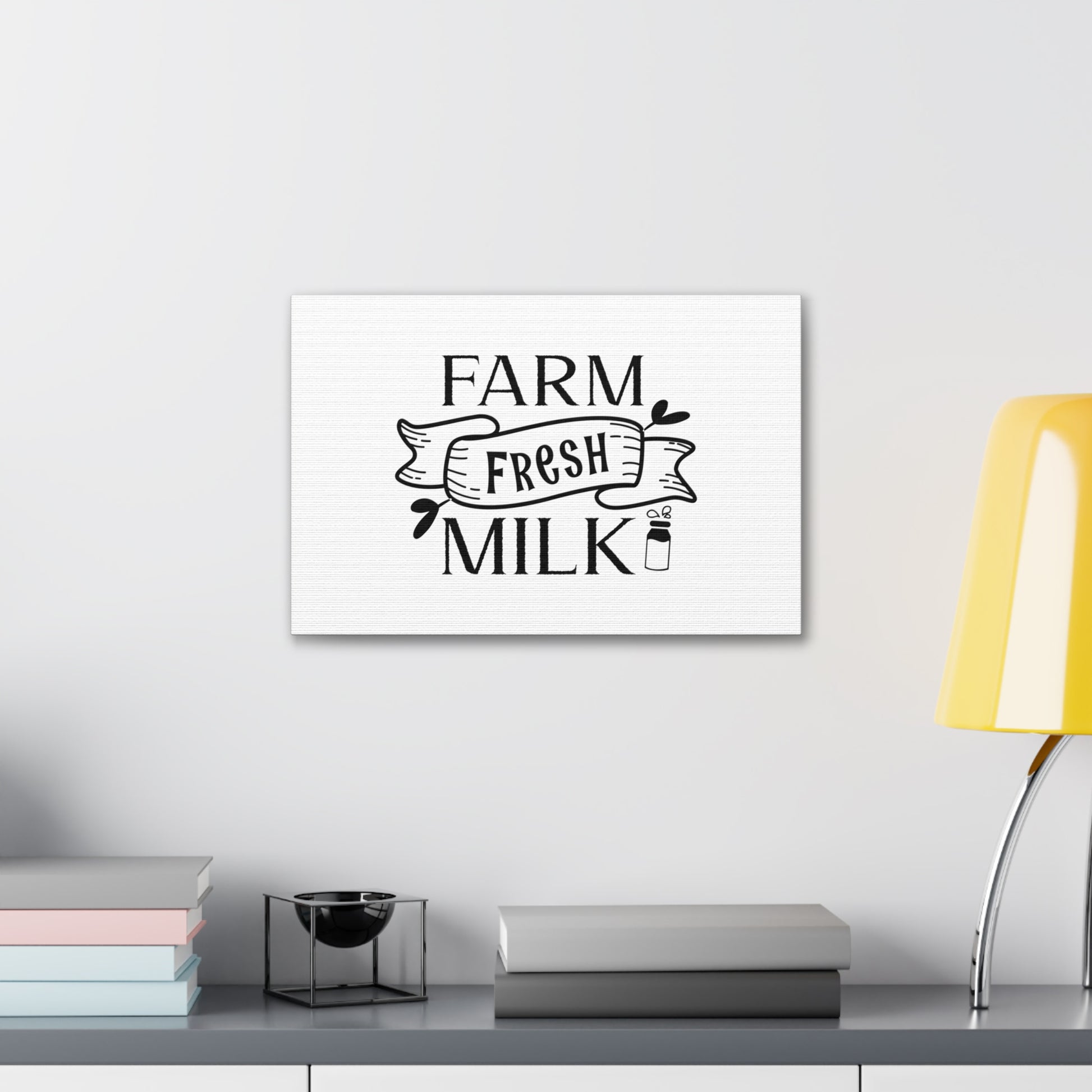 Farm Fresh Milk, Kitchen quote canvas prints, Kitchen wall decor quotes, Kitchen canvas art, Funny kitchen quotes on canvas, Inspirational kitchen quotes