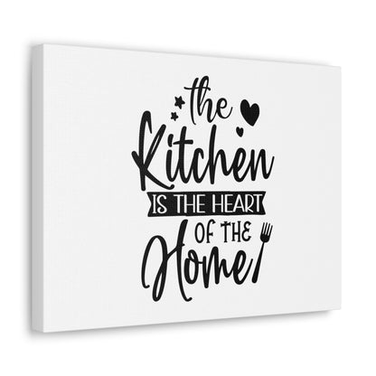 The Kitchen Is Heart Of The Home, Kitchen quote canvas prints, Kitchen wall decor quotes, Kitchen canvas art, Funny kitchen quotes on canvas, Inspirational kitchen quotes