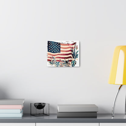 American Flag wall art, Flag wall art, Canvas Gallery Wraps - SaviTraviDesigns