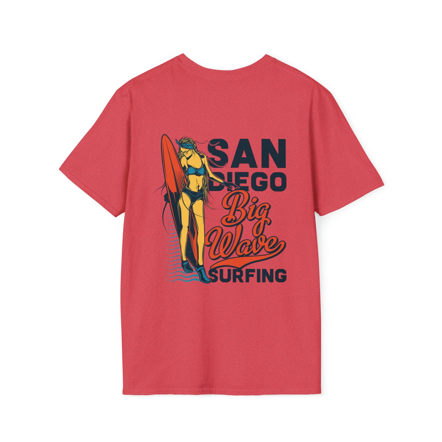 San Diego Big Wave Surfing, Beachwear Graphics, Tropical T-Shirt Designs, Ocean-Inspired Shirts, Surfing Graphics, Sun and Sand Apparel, Summer Wardrobe Essentials - SaviTraviDesigns