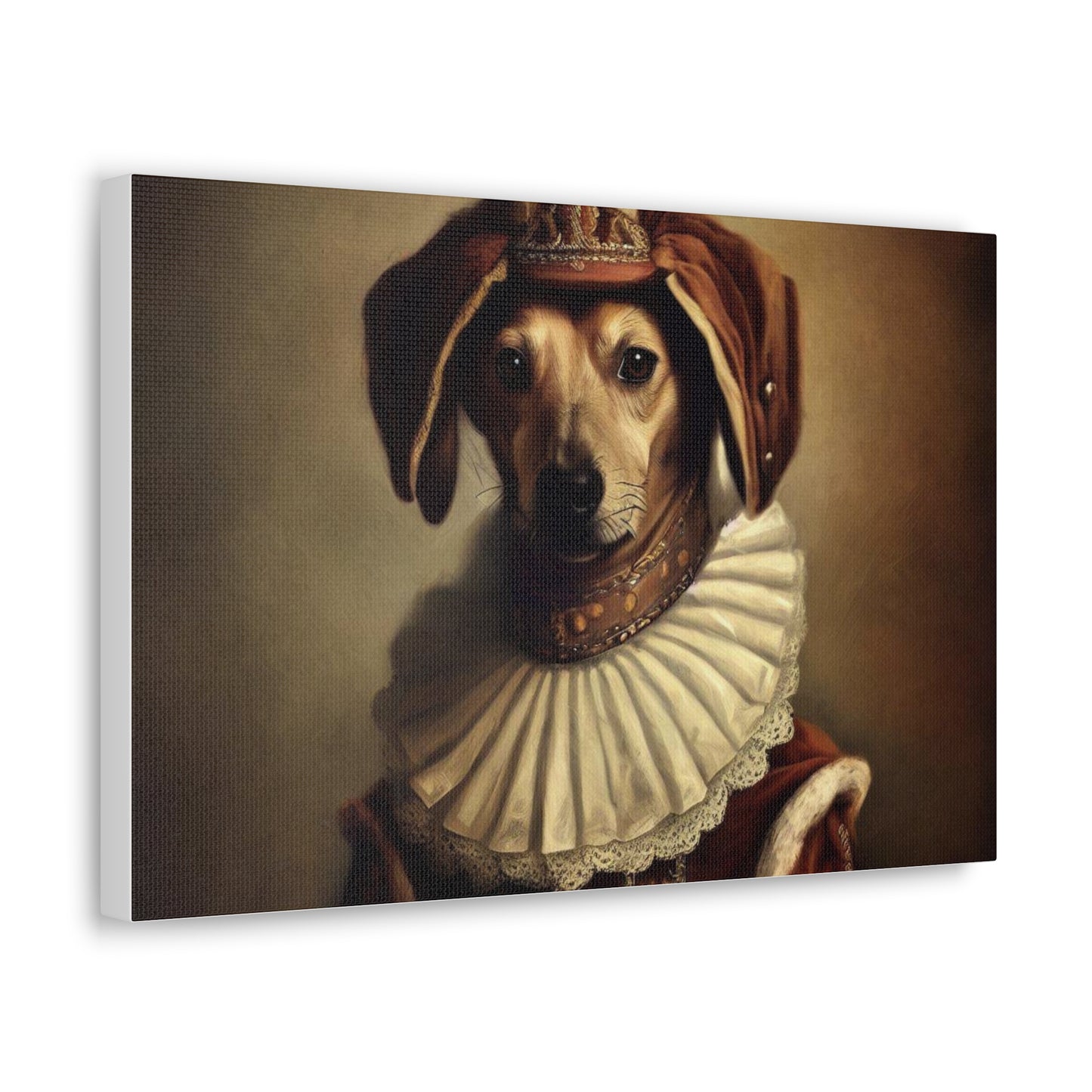 Fancy Dog, Canvas Dog Art, Dog Wall Art, Canine Canvas Art,Canvas Gallery Wraps, Pet Art