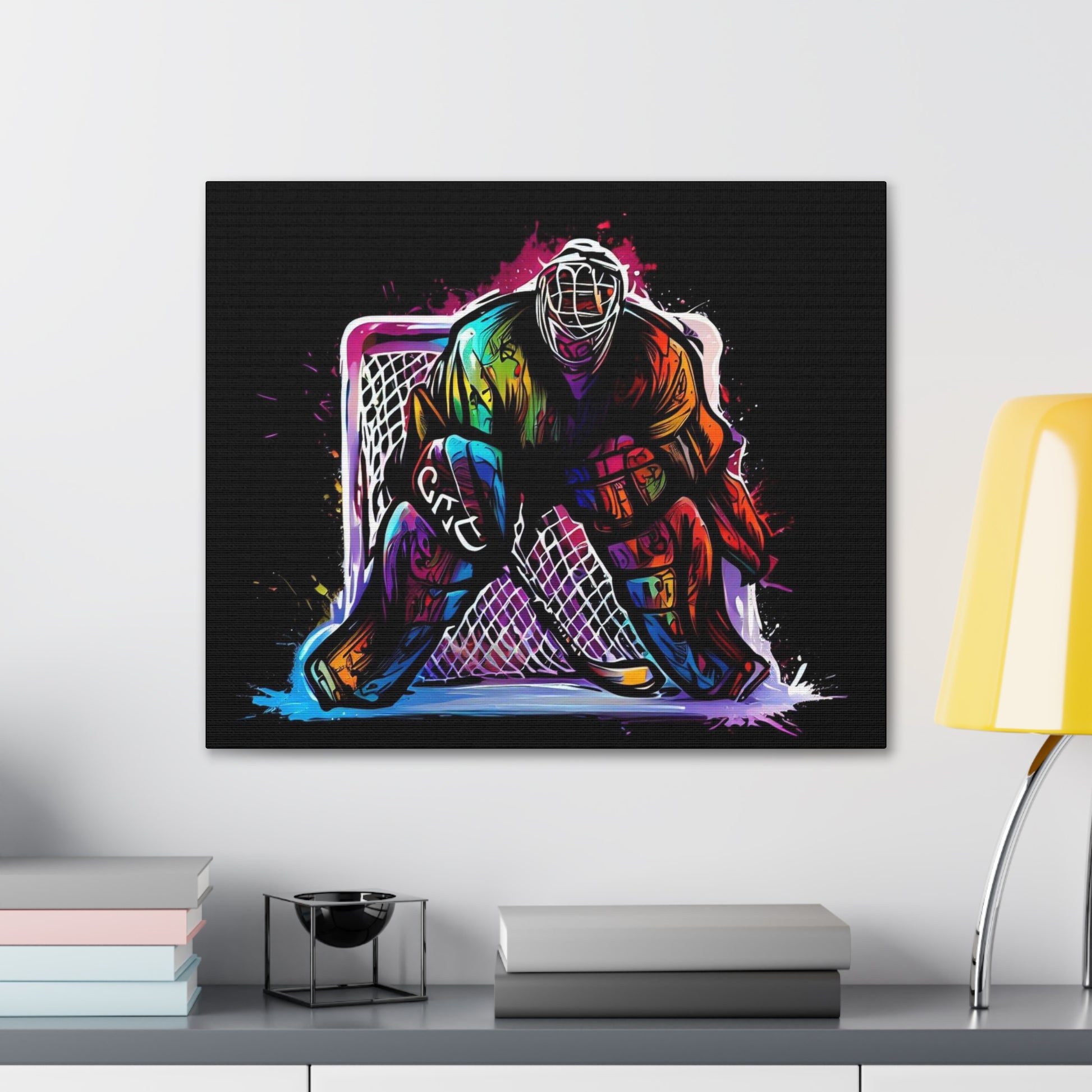 Hockey Canvas print, Graffiti canvas prints, Spray can art paintings, Street art canvas art, Urban graffiti artwork, Graffiti wall decor