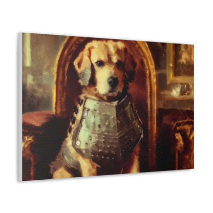 Fancy Dog, Canvas Dog Art, Dog Wall Art, Canine Canvas Art,Canvas Gallery Wraps, Pet Art, King Dog - SaviTraviDesigns