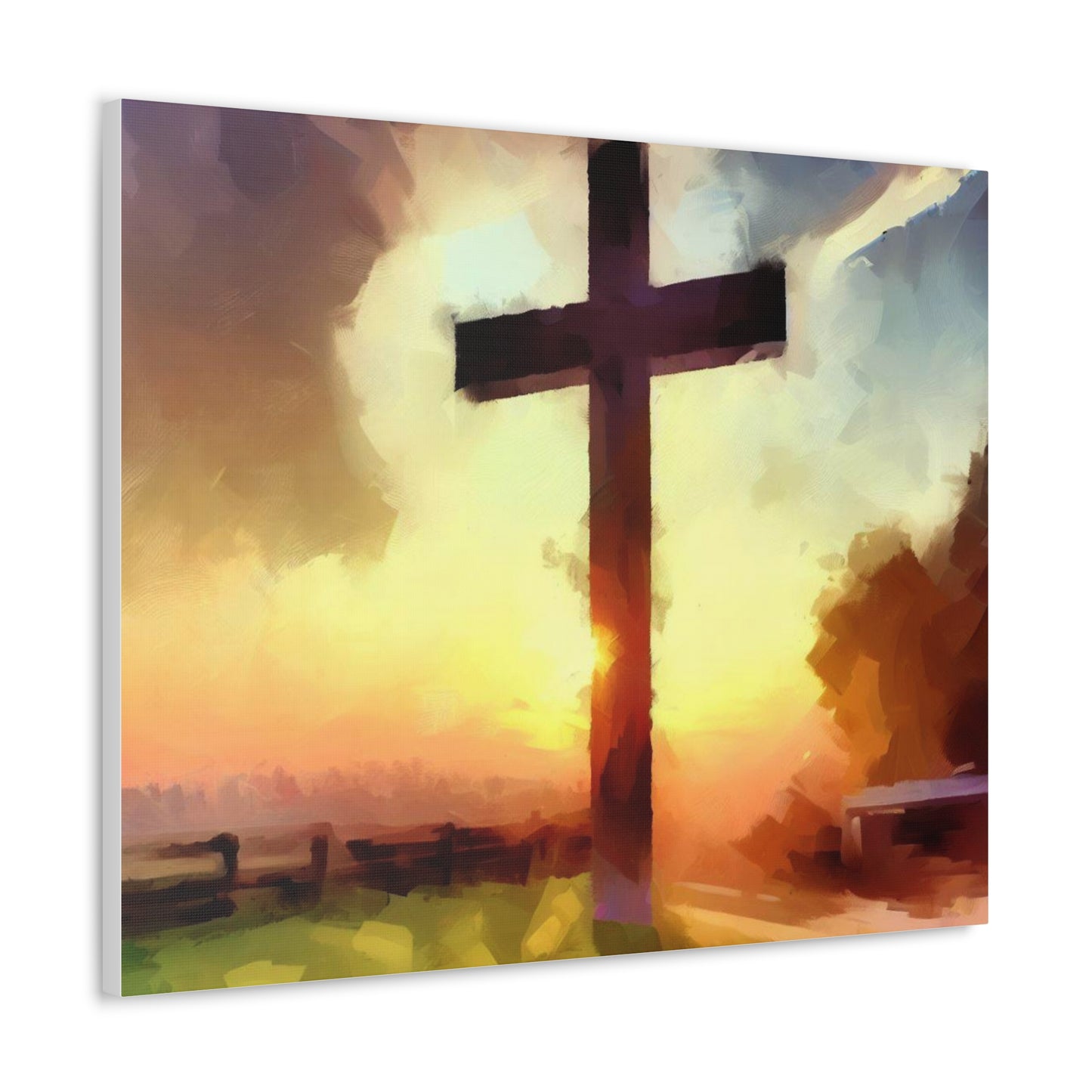 Christian wall art, Cross wall art, Country art, Canvas Gallery Wraps - SaviTraviDesigns