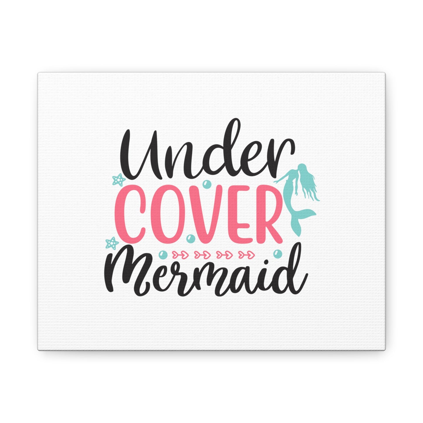 Under Cover Mermaid, Mermaid Wall Art, Coastal Mermaid Decor, Beach House Mermaid Signs, Nautical Mermaid Decor, Mermaid Nursery Wall Decor - SaviTraviDesigns