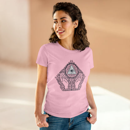 Meditation T-Shirts, Yoga Graphic Tees, Mindfulness Apparel, Zen T-Shirts, Spiritual Shirts, Chakra Tees, Womens T-Shirt