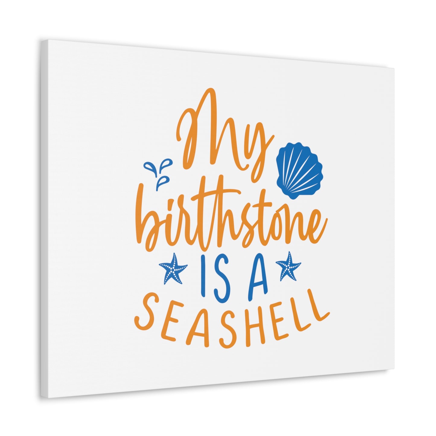 My Birthstone Is A Seashell, Mermaid Wall Art, Coastal Mermaid Decor, Beach House Mermaid Signs, Nautical Mermaid Decor, Mermaid Nursery Wall Decor - SaviTraviDesigns