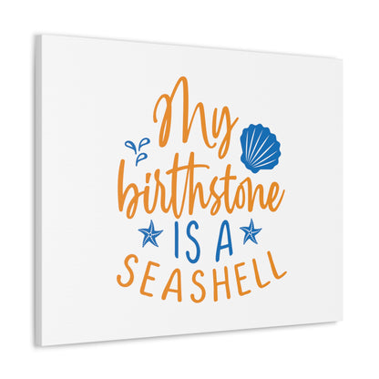 My Birthstone Is A Seashell, Mermaid Wall Art, Coastal Mermaid Decor, Beach House Mermaid Signs, Nautical Mermaid Decor, Mermaid Nursery Wall Decor - SaviTraviDesigns