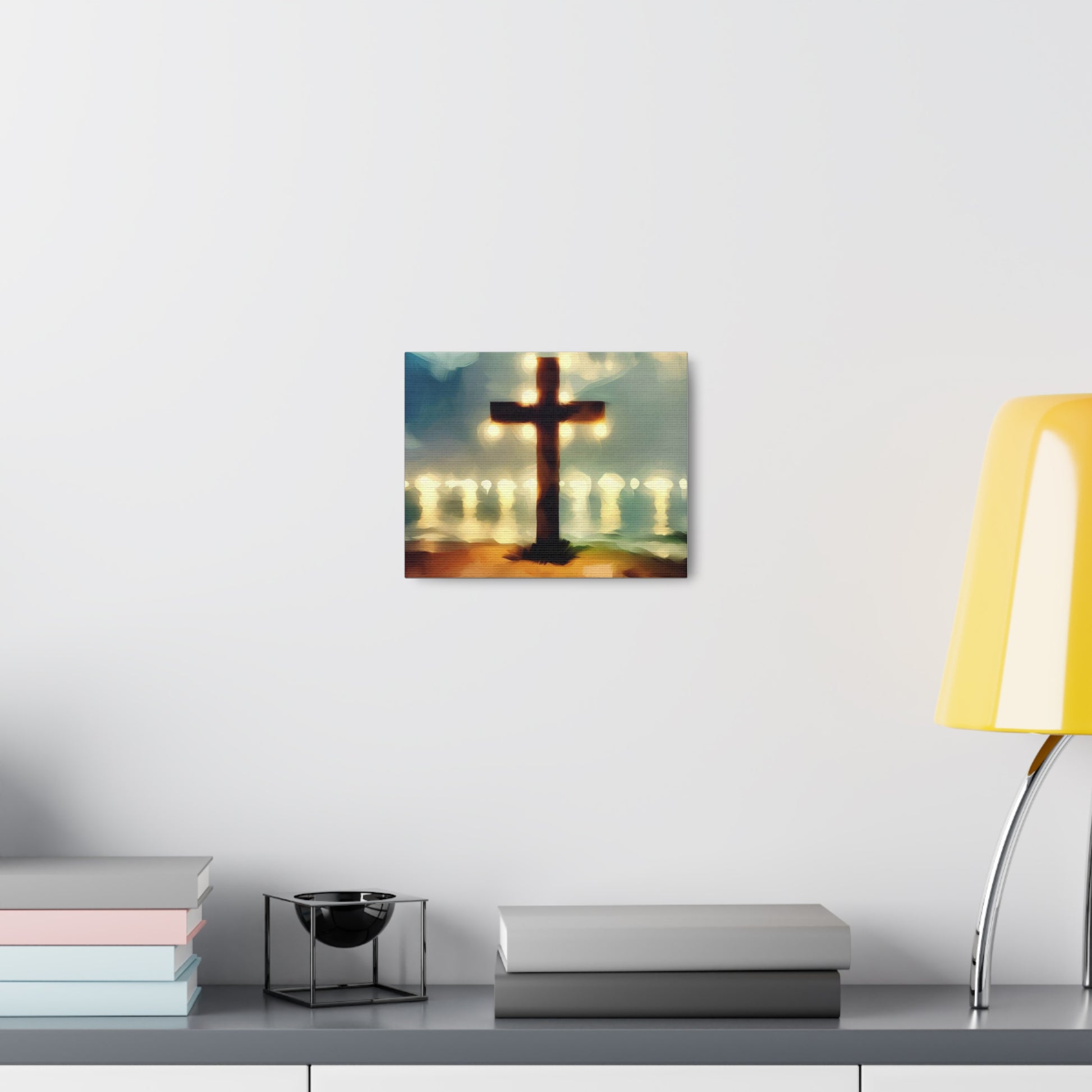 Christian wall art, Cross wall art, Beach art, Canvas Gallery Wrap - SaviTraviDesigns