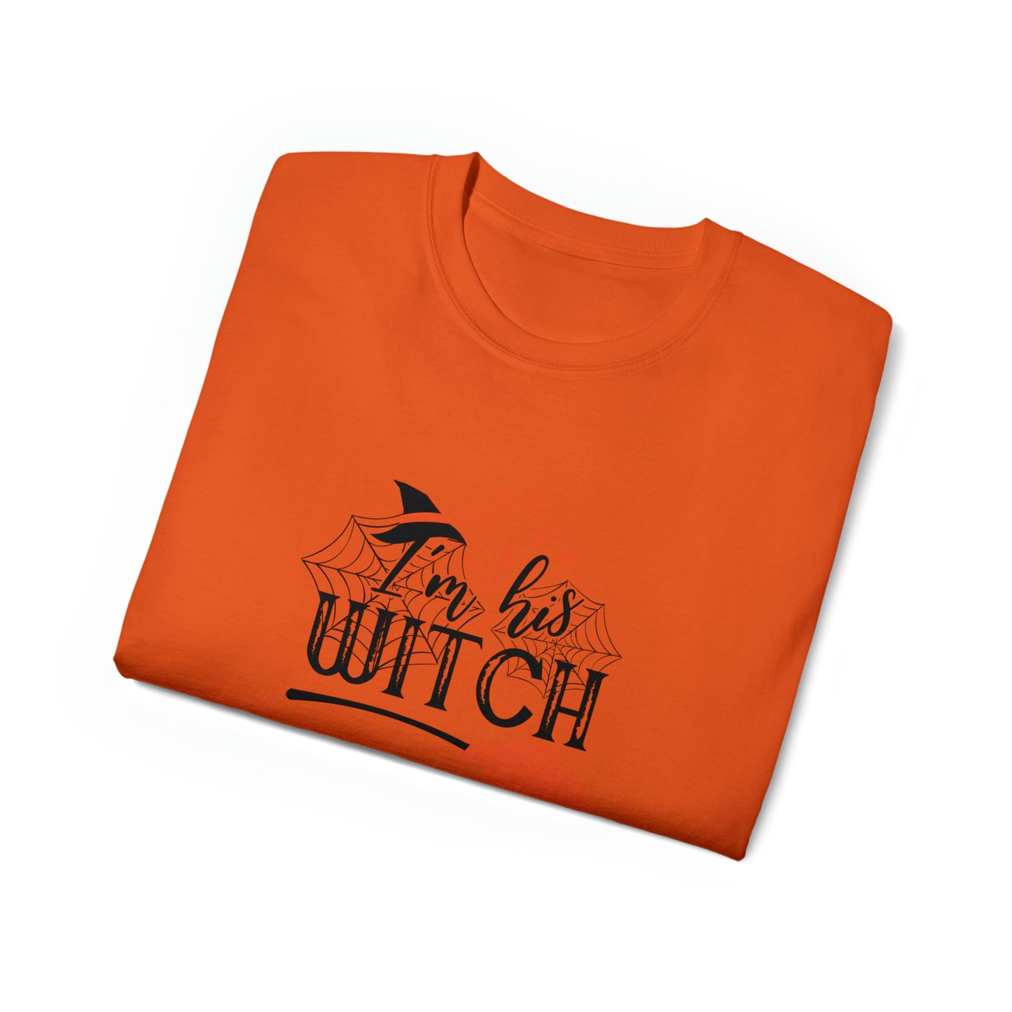 I'm His Witch, Halloween Graphic Shirts, Spooky Halloween Shirts, Scary Halloween Shirt Designs, Cute Halloween Graphic Tees, Funny Halloween Shirt Ideas - SaviTraviDesigns