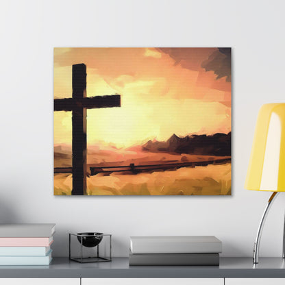 Christian wall art, Cross wall art, country art, Canvas Gallery Wraps - SaviTraviDesigns