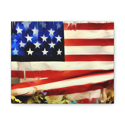 American Flag wall art, Flag wall art, Canvas Gallery Wraps - SaviTraviDesigns