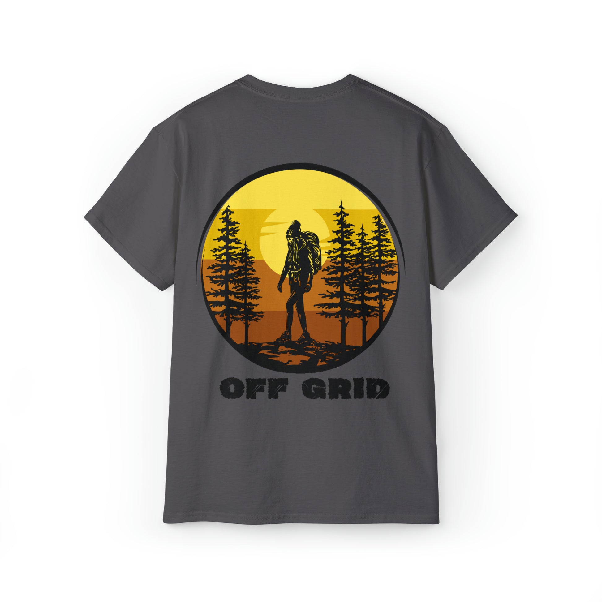 Off Grid T-Shirt, Outdoor Graphic T-shirt, Adventure T-Shirts, Nature Tees, Hiking T-Shirts, Camping Graphic Shirts, Mountain Tee Shirts - SaviTraviDesigns