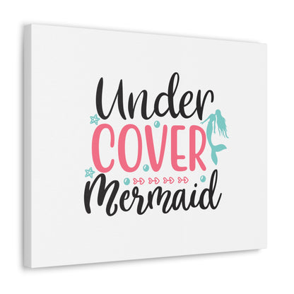 Under Cover Mermaid, Mermaid Wall Art, Coastal Mermaid Decor, Beach House Mermaid Signs, Nautical Mermaid Decor, Mermaid Nursery Wall Decor - SaviTraviDesigns