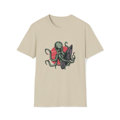 Octopus Surfing |Beach Lifestyle Shirts | Summer Vibe Apparel Sand