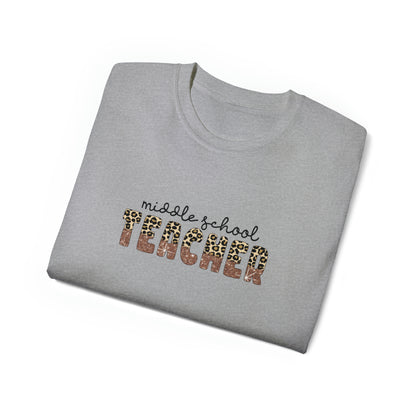 Middle School Teacher, Teacher Graphic Design Shirts, Educator T-Shirt Designs, Classroom Theme Shirts, Inspirational Teacher Tees, Teacher Appreciation Shirts - SaviTraviDesigns