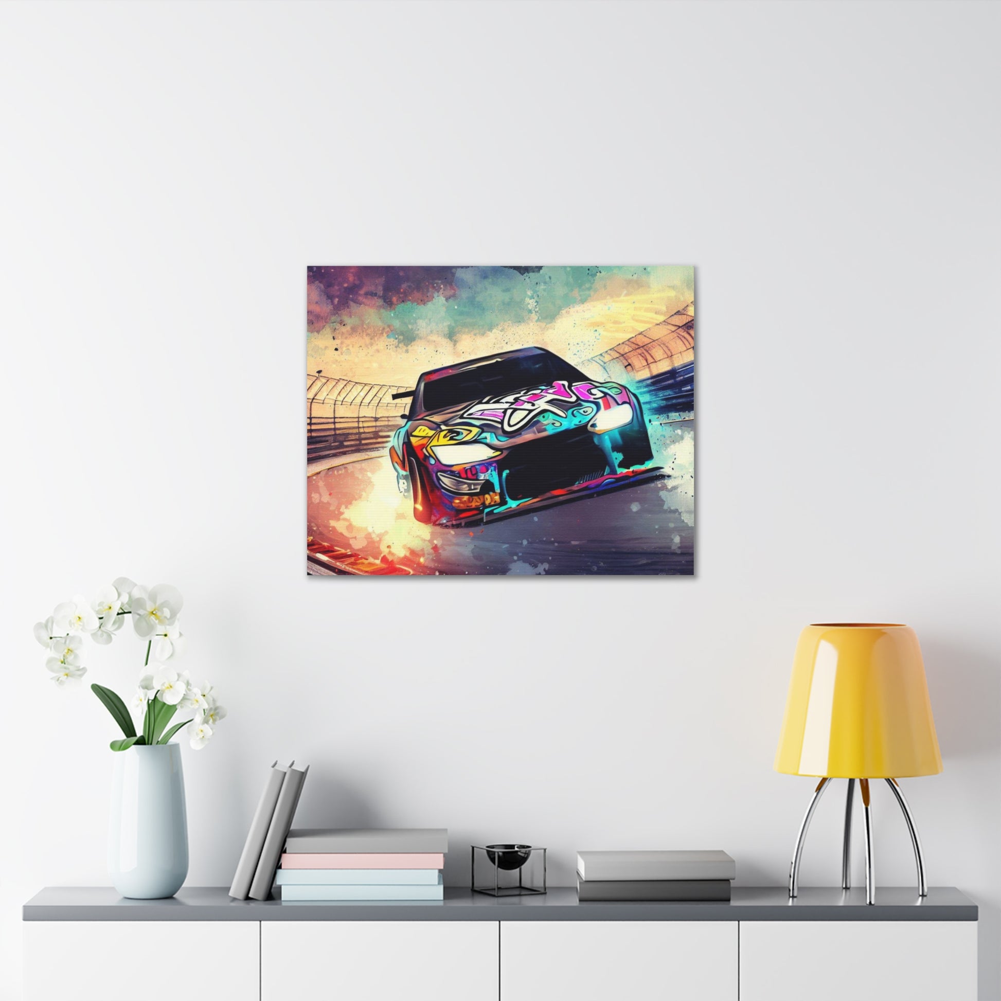 Street Racing, Nascar, Graffiti art prints, Street art canvas, Urban art decor, Graffiti-style wall art, Graffiti canvas prints, Street art posters - SaviTraviDesigns