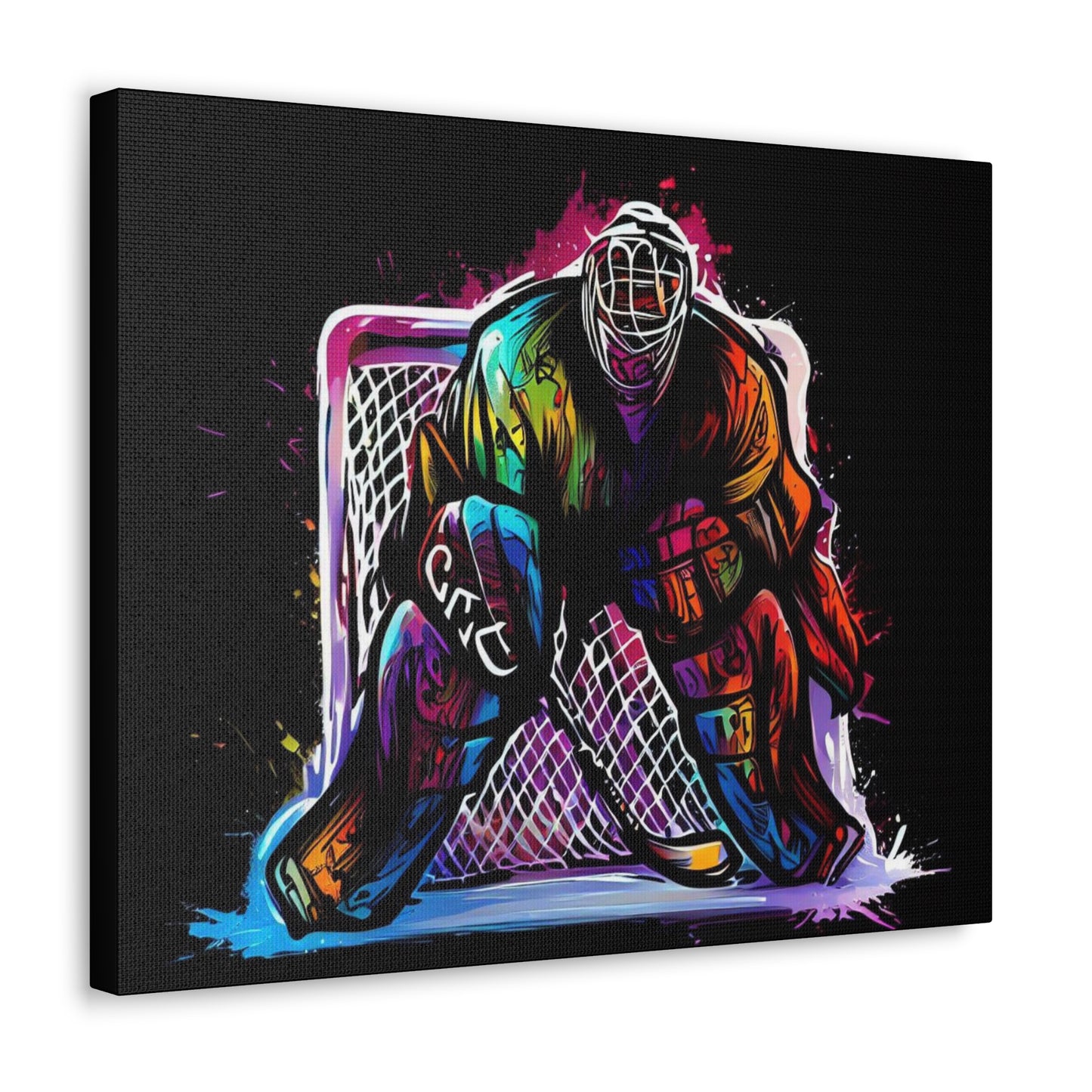 Hockey Canvas print, Graffiti canvas prints, Spray can art paintings, Street art canvas art, Urban graffiti artwork, Graffiti wall decor