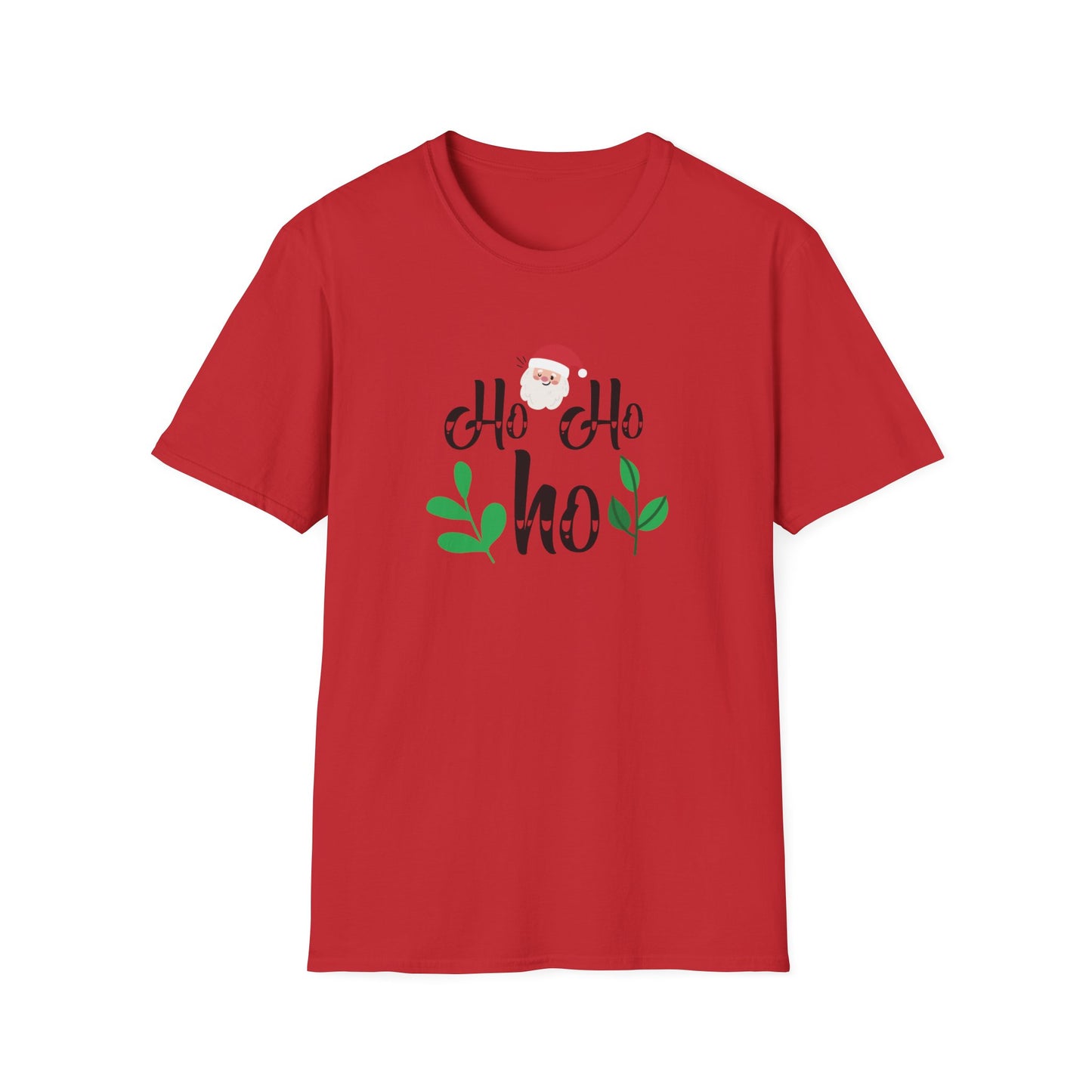 Ho Ho Ho Holiday Graphic T Shirt Red