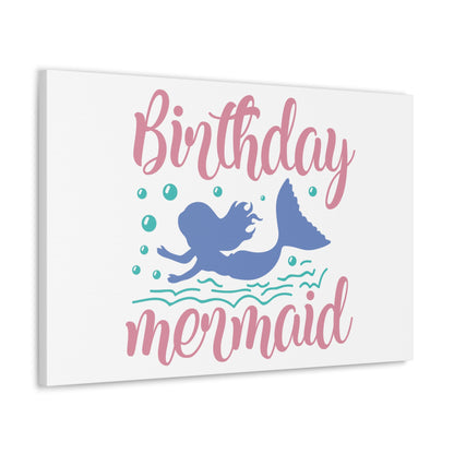 Birthday Mermaid, Mermaid Wall Art, Coastal Mermaid Decor, Beach House Mermaid Signs, Nautical Mermaid Decor, Mermaid Nursery Wall Decor - SaviTraviDesigns