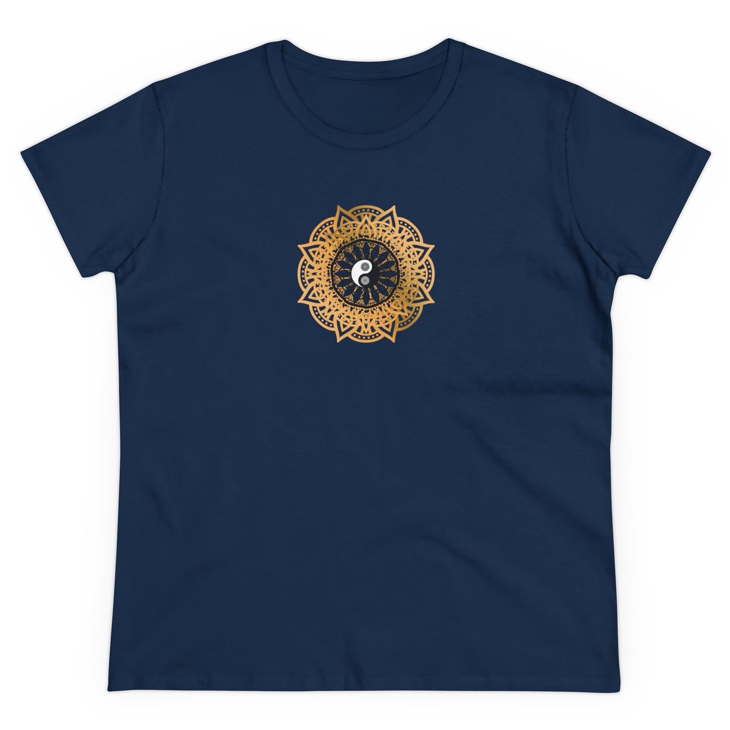 Namaste Energy Yoga and Mandala Design T Shirt with Boho Style