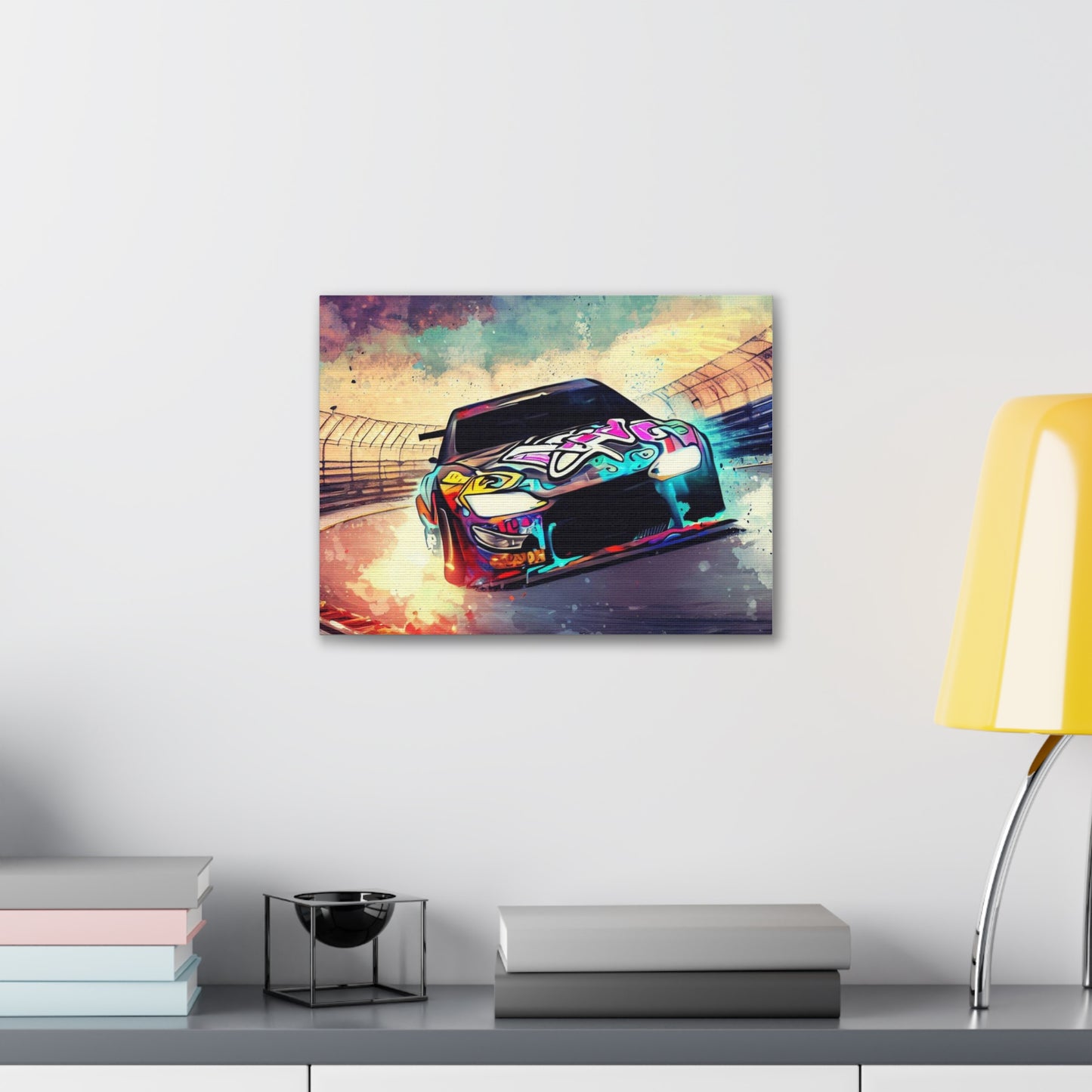 Street Racing, Nascar, Graffiti art prints, Street art canvas, Urban art decor, Graffiti-style wall art, Graffiti canvas prints, Street art posters - SaviTraviDesigns