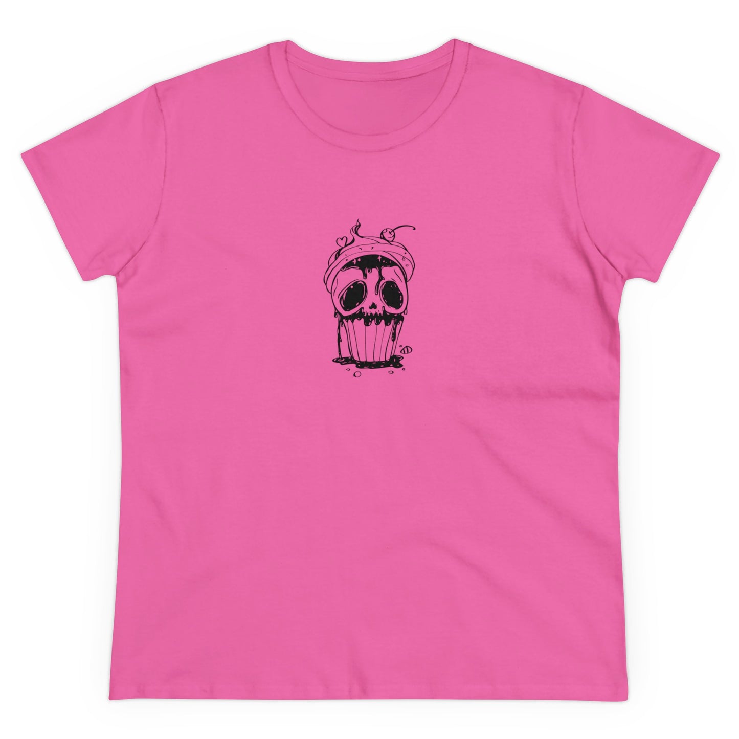 Skull Cupcake, Halloween Cupcake Designs, Halloween Graphic Shirts, Spooky Halloween Shirts, Cute Halloween Graphic Tees Azalea