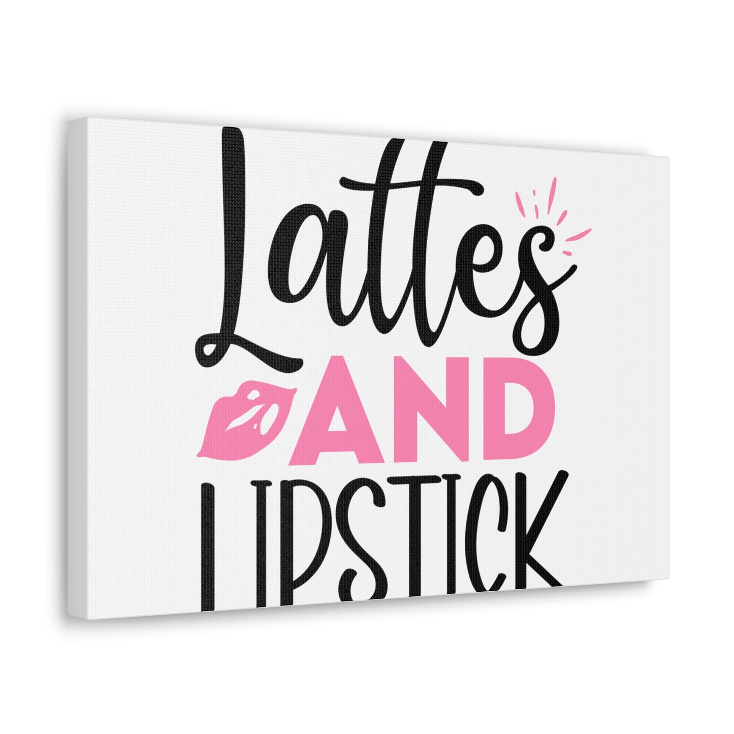 Lattes and Lipstick, Daily inspiration, Beauty within, Empowering quotes, Life lessons, Inspirational sayings, Natural beauty quotes, Confidence boosters 18″ x 12″ Premium Gallery Wraps (1.25″)