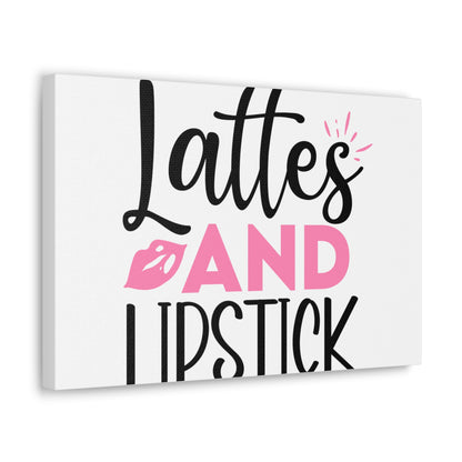 Lattes and Lipstick, Daily inspiration, Beauty within, Empowering quotes, Life lessons, Inspirational sayings, Natural beauty quotes, Confidence boosters 18″ x 12″ Premium Gallery Wraps (1.25″)