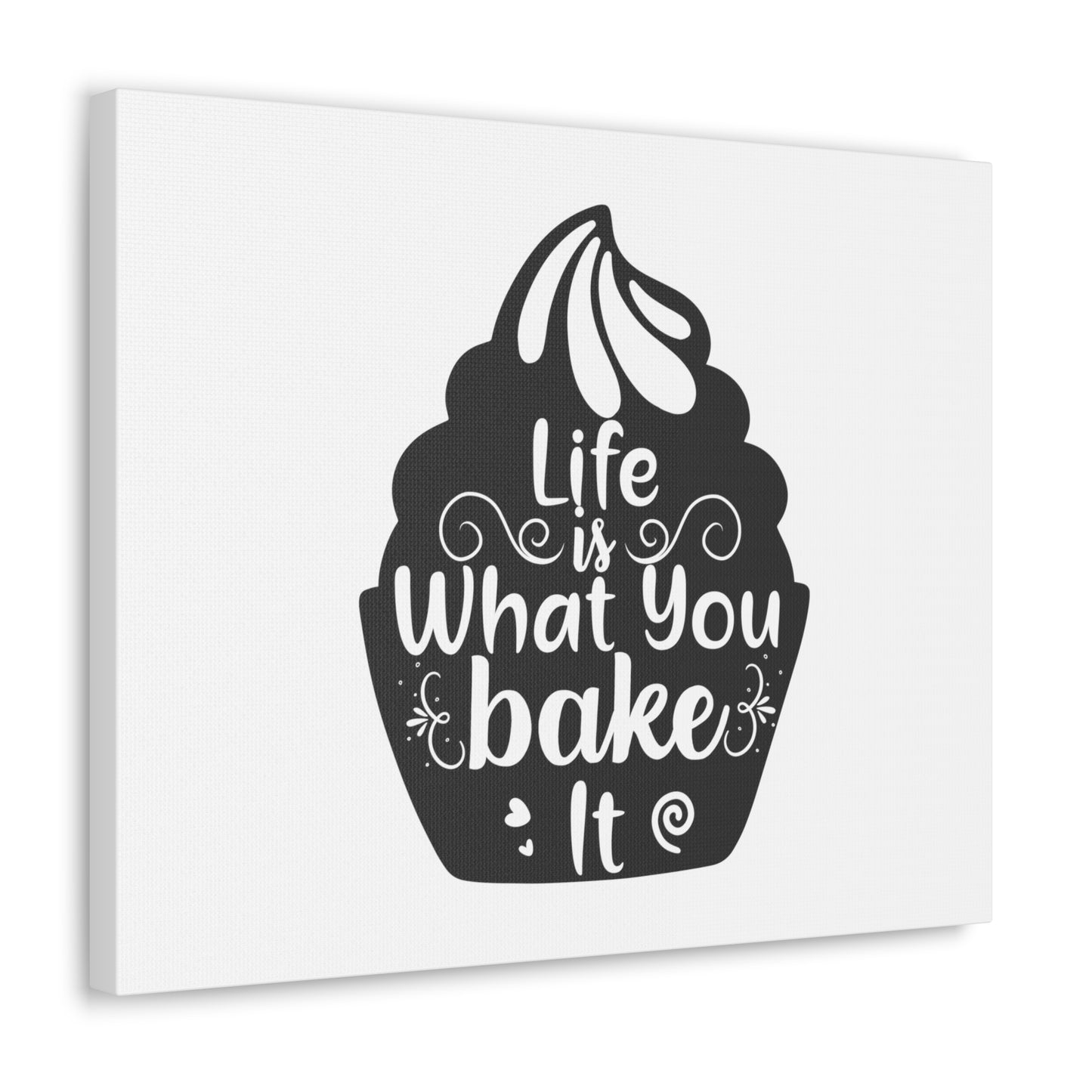 Life Is What You Bake It, Kitchen quote canvas prints, Kitchen wall decor quotes, Kitchen canvas art, Funny kitchen quotes on canvas, Inspirational kitchen quotes - SaviTraviDesigns