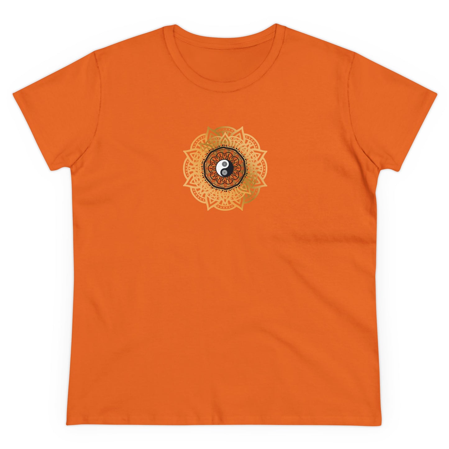 Namaste Energy Yoga and Mandala Design T Shirt with Boho Style