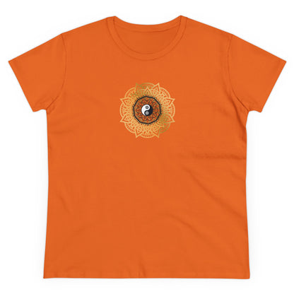 Namaste Energy Yoga and Mandala Design T Shirt with Boho Style