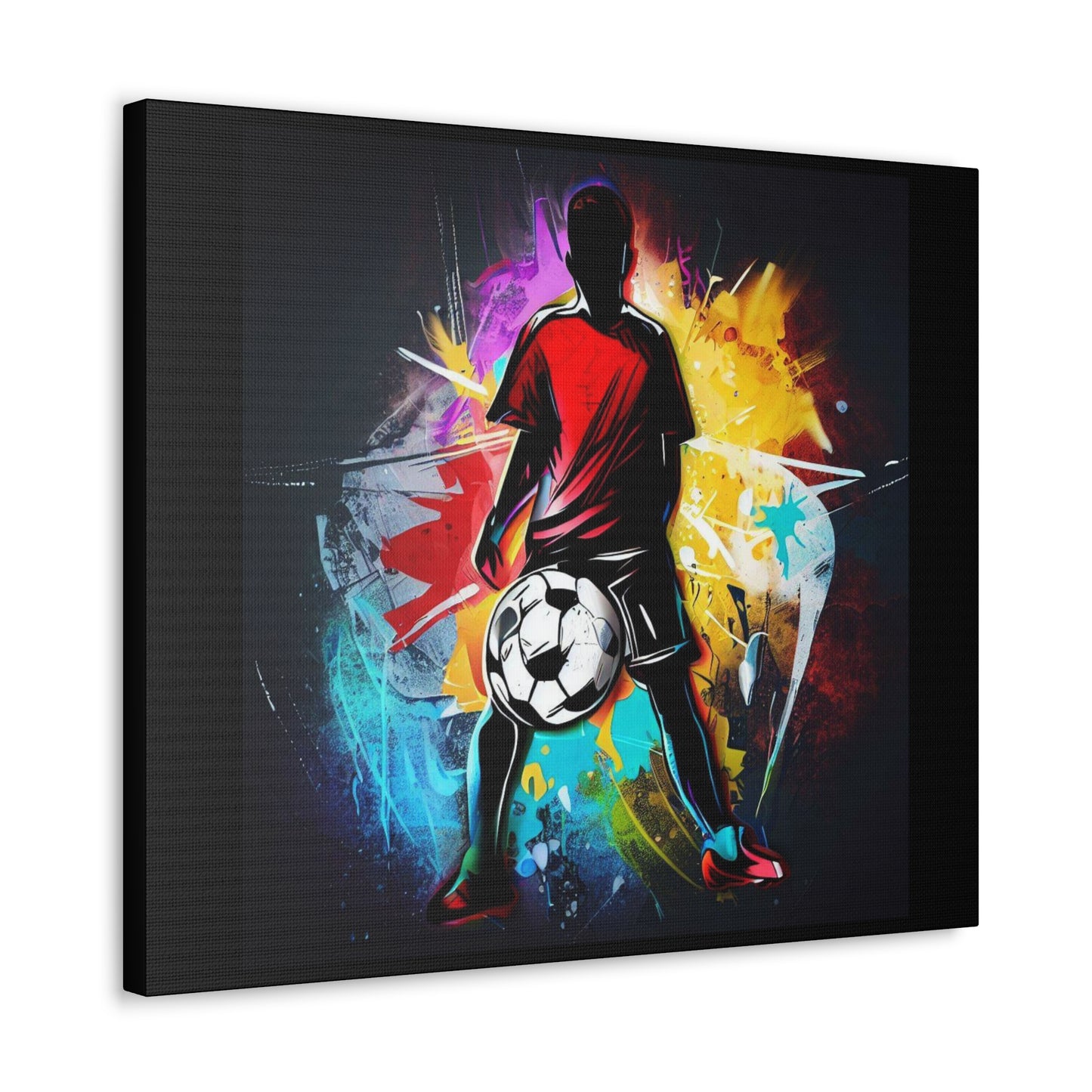 Soccer Player, Graffiti-inspired home decor, Modern street art prints, Graffiti wall art, Street art canvas art, Graffiti artist prints