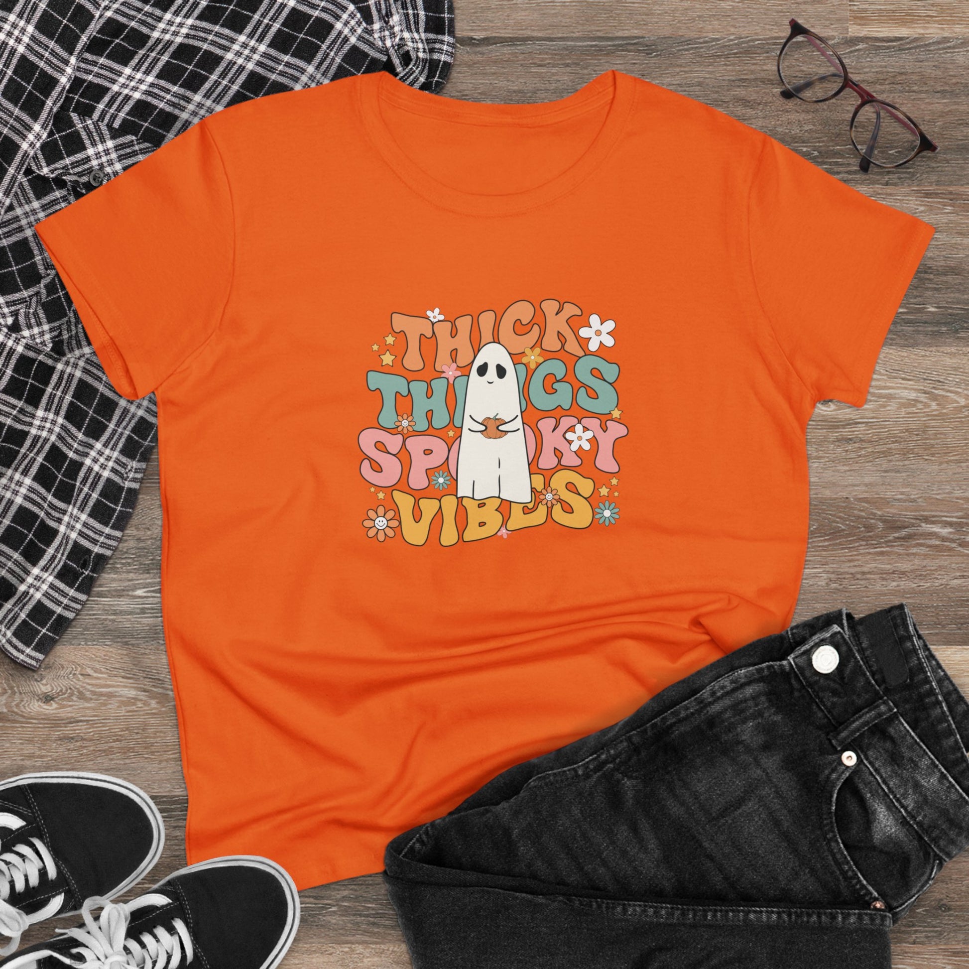 Thick Spooky Vibes, Halloween Graphic Shirts, Spooky Halloween Shirts, Scary Halloween Shirt Designs, Cute Halloween Graphic Tees, Funny Halloween Shirt Ideas