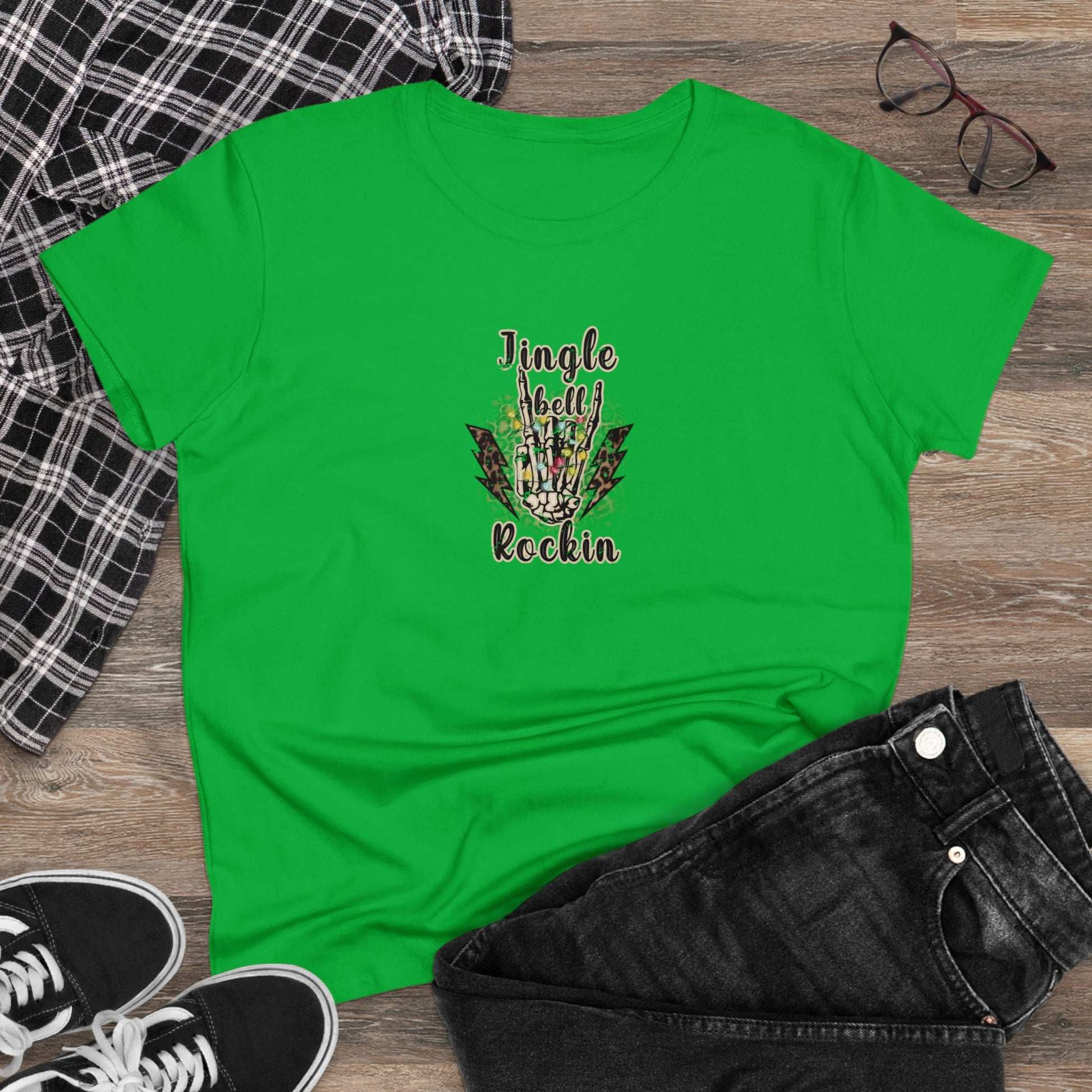 Jingle Bell Rockin, Christmas Graphic Shirts, Festive Holiday T-Shirts, Ugly Christmas Sweater Tees, Funny Christmas Shirt Designs, Cute Xmas Graphic Tees