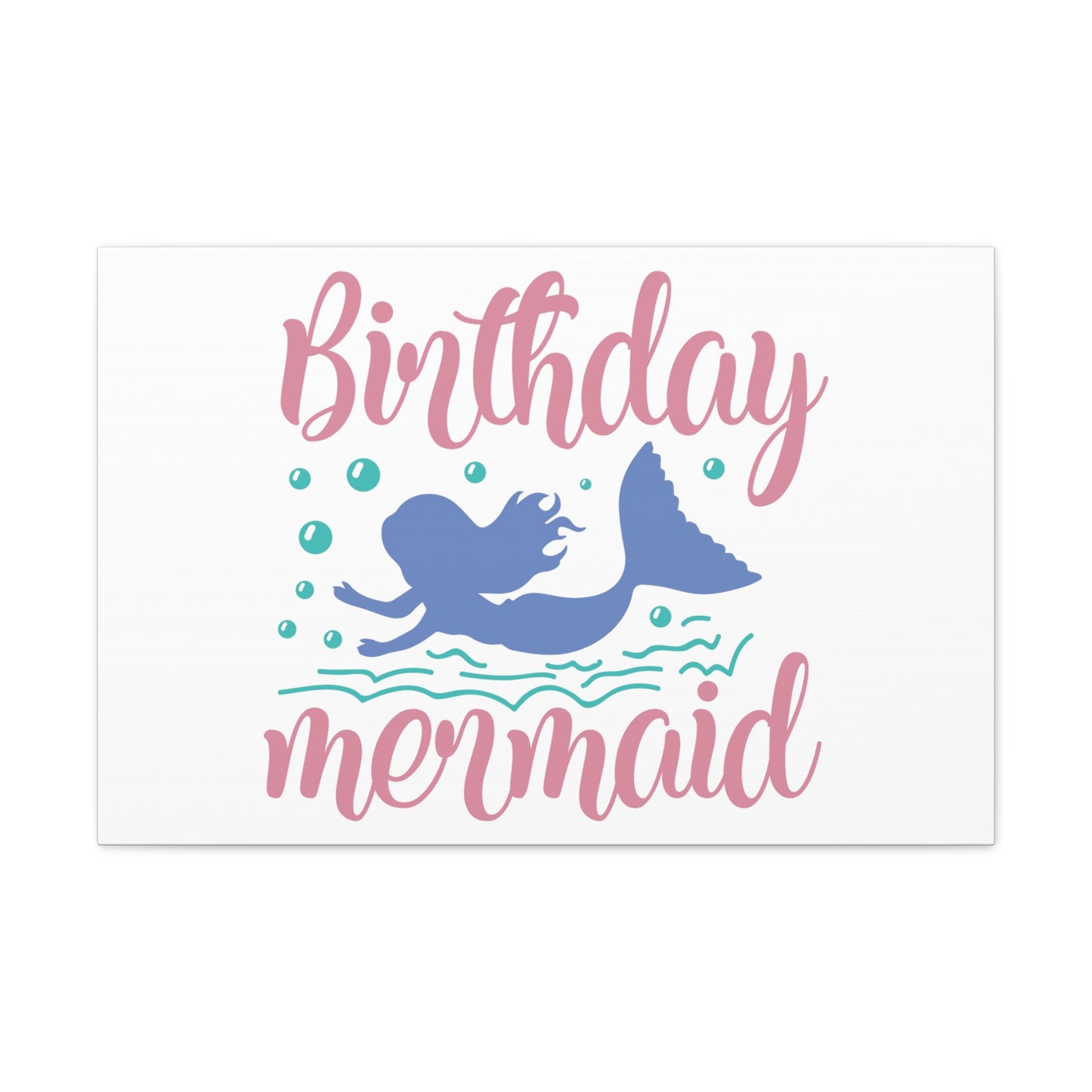 Birthday Mermaid, Mermaid Wall Art, Coastal Mermaid Decor, Beach House Mermaid Signs, Nautical Mermaid Decor, Mermaid Nursery Wall Decor - SaviTraviDesigns