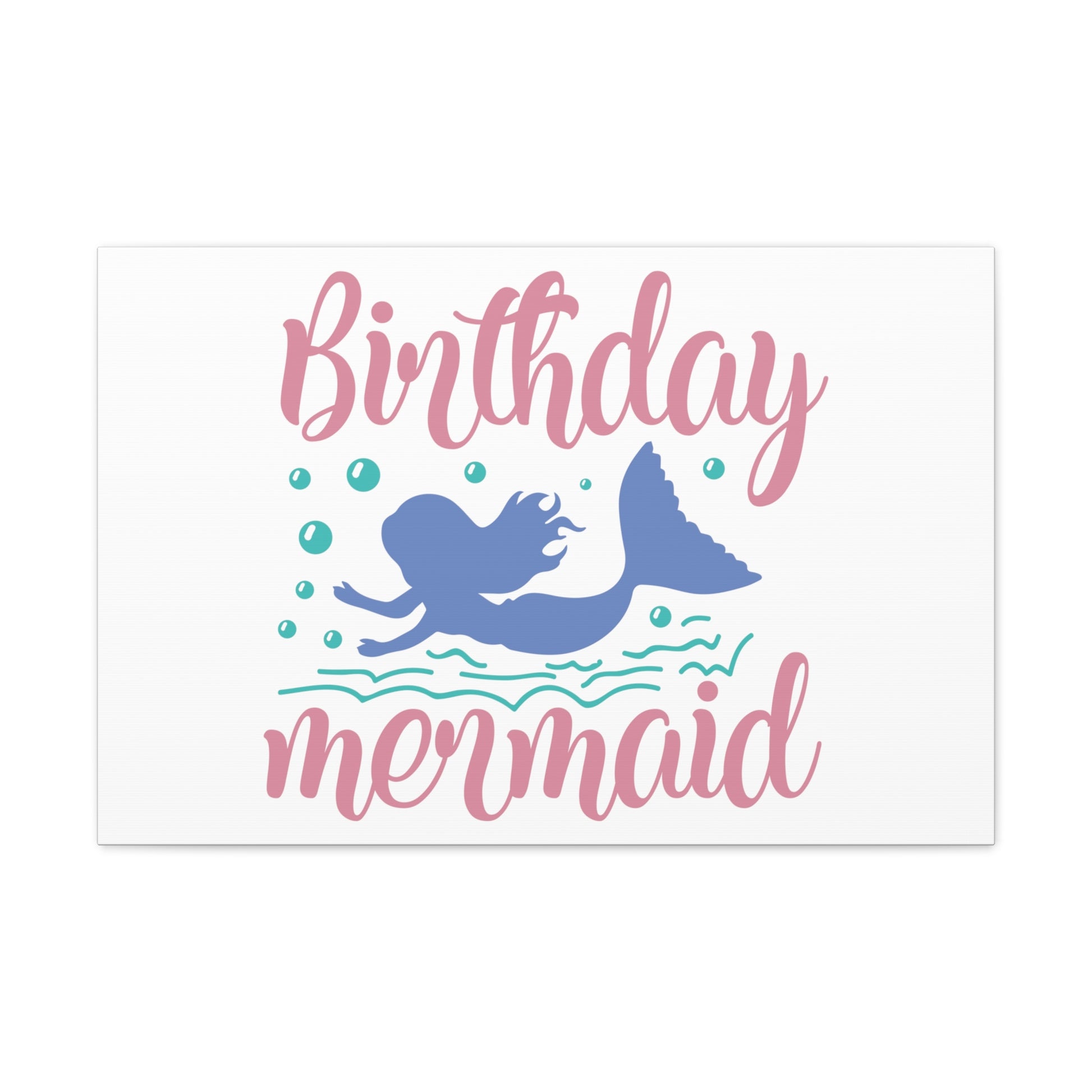 Birthday Mermaid, Mermaid Wall Art, Coastal Mermaid Decor, Beach House Mermaid Signs, Nautical Mermaid Decor, Mermaid Nursery Wall Decor - SaviTraviDesigns