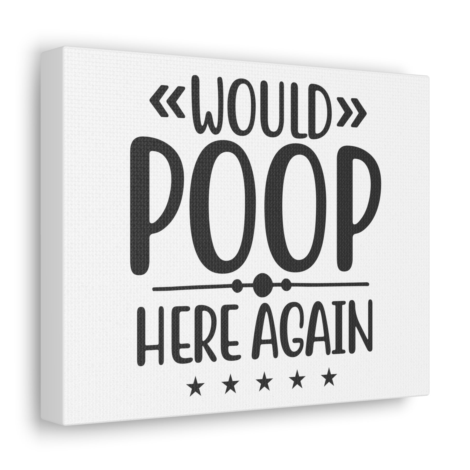 Would Poop Here Again, Rustic Bathroom Decor, Farmhouse Bathroom Signs, Modern Bathroom Wall Decor, Funny Bathroom Signs, Bathroom Wall Art Ideas - SaviTraviDesigns