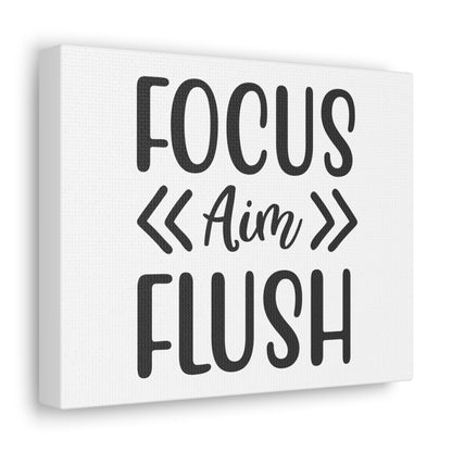 Focus Aim Flush, Rustic Bathroom Decor, Farmhouse Bathroom Signs, Modern Bathroom Wall Decor, Funny Bathroom Signs, Bathroom Wall Art Ideas - SaviTraviDesigns