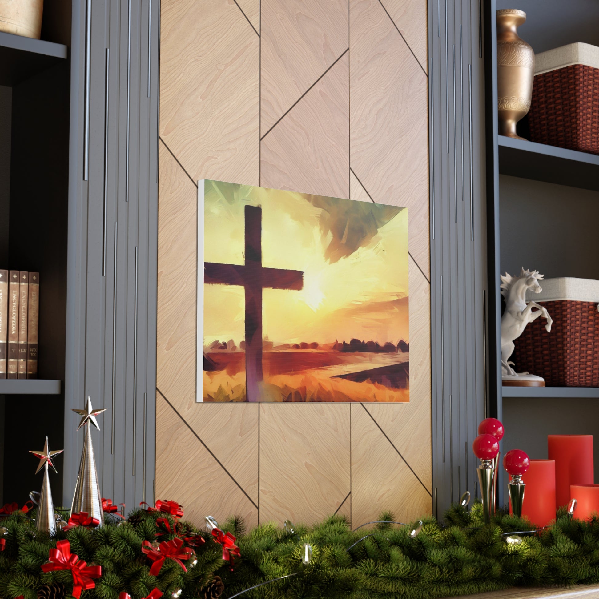 Christian Wall Art, Cross Wall Art, Canvas Gallery Wraps, Christian Country, Christian Art - SaviTraviDesigns