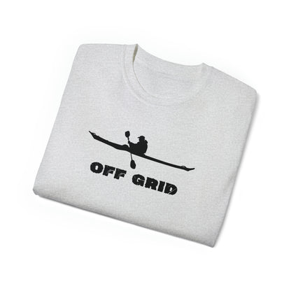 Off Grid T-Shirt, Kayak T-Shirt, Outdoor Graphic T-shirt, Adventure T-Shirts, Nature-Inspired Tees, Hiking T-Shirts, Camping Graphic Shirts - SaviTraviDesigns