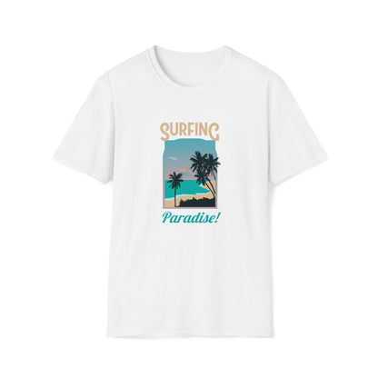 Surfing Paradise |Beach Lifestyle Shirts | Summer Vibe Apparel White