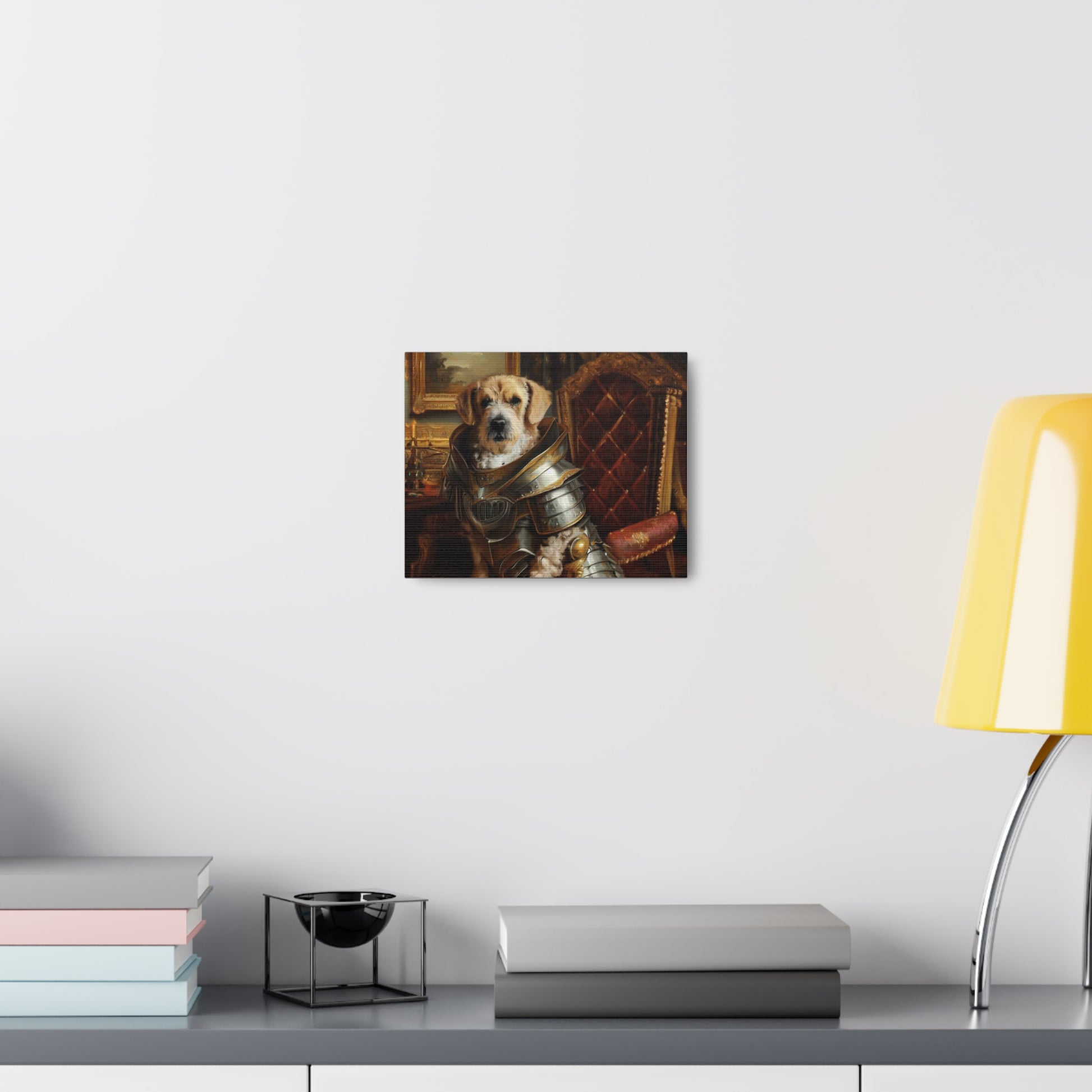 Fancy Dog, Canvas Dog Art, Dog Wall Art, Canine Canvas Art, Canvas Gallery Wraps