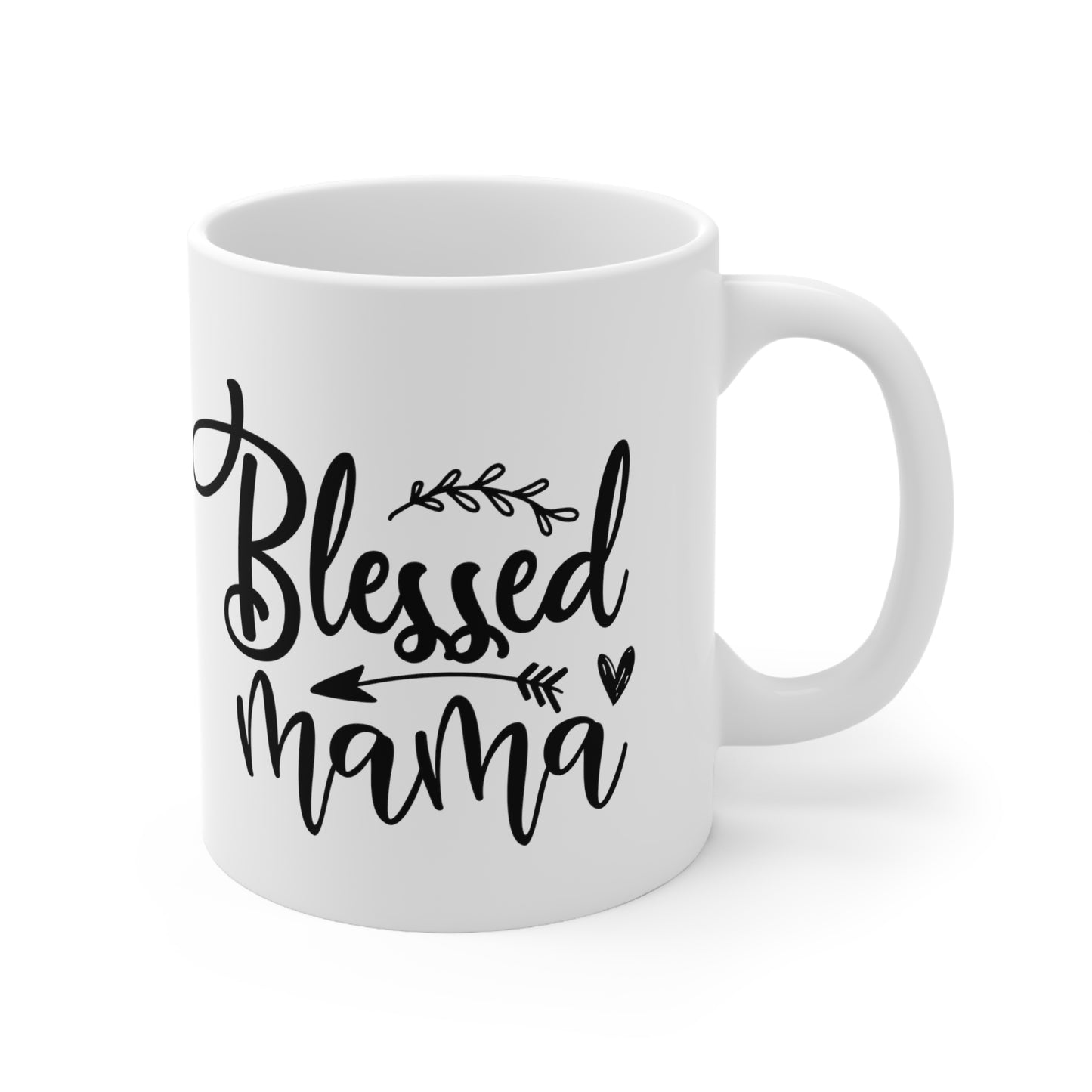 Blessed Mama, Personalized Mug Designs, Creative Coffee Cups, Unique Mug Artwork, Printed Coffee Mugs, Artist-Designed Mugs