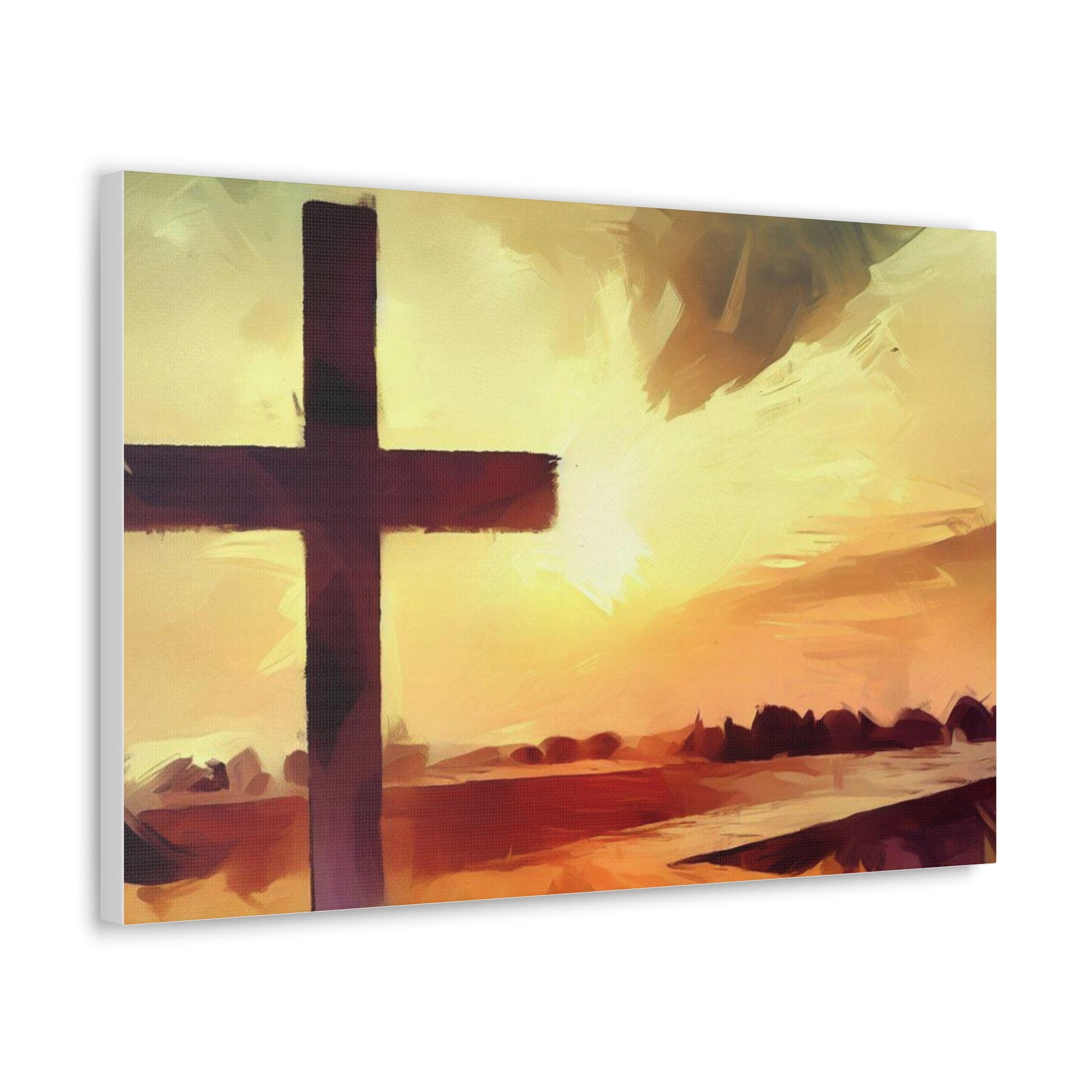 Christian Wall Art, Cross Wall Art, Canvas Gallery Wraps, Christian Country, Christian Art - SaviTraviDesigns