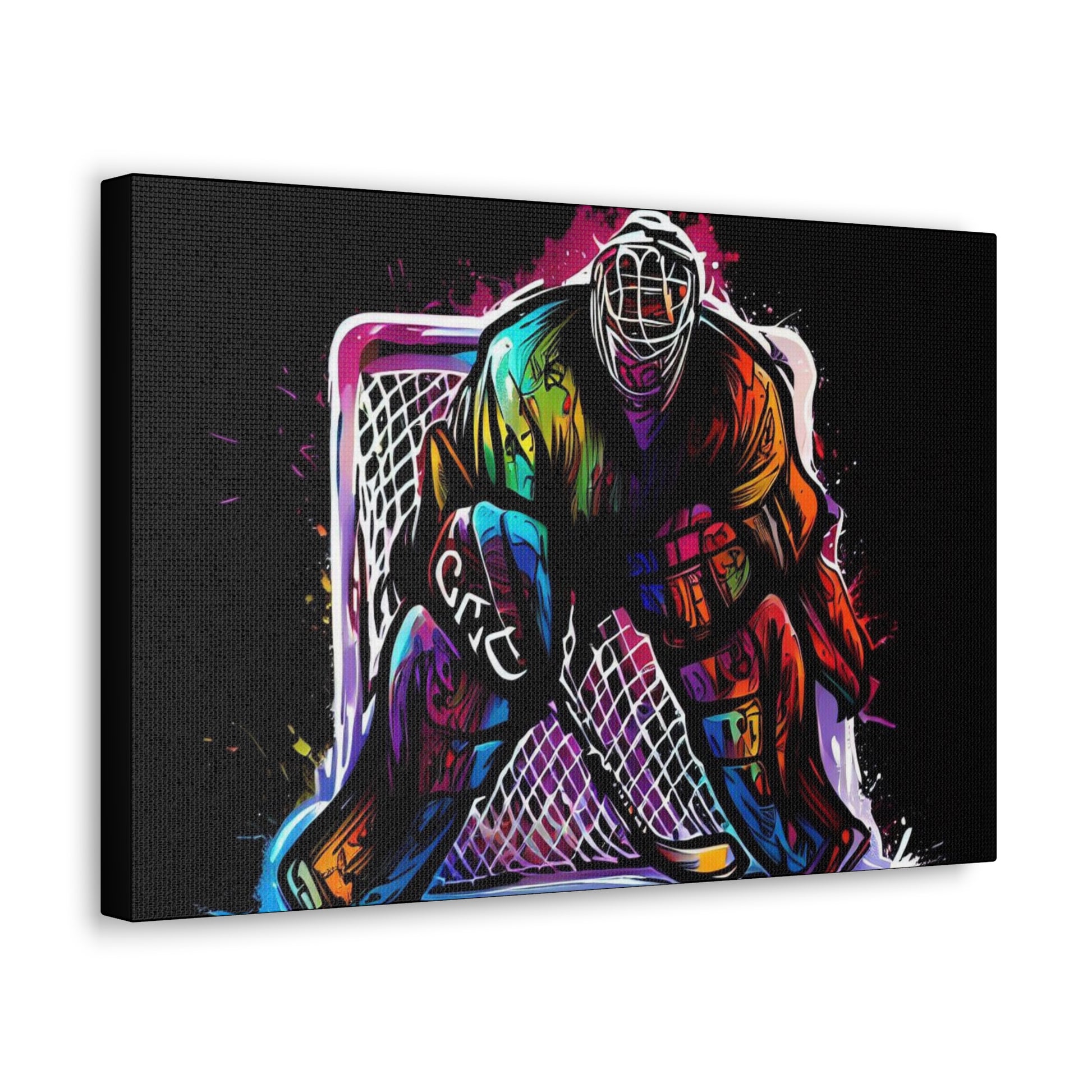 Hockey Canvas print, Graffiti canvas prints, Spray can art paintings, Street art canvas art, Urban graffiti artwork, Graffiti wall decor